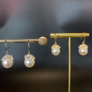 earring pearls light luxury temperament